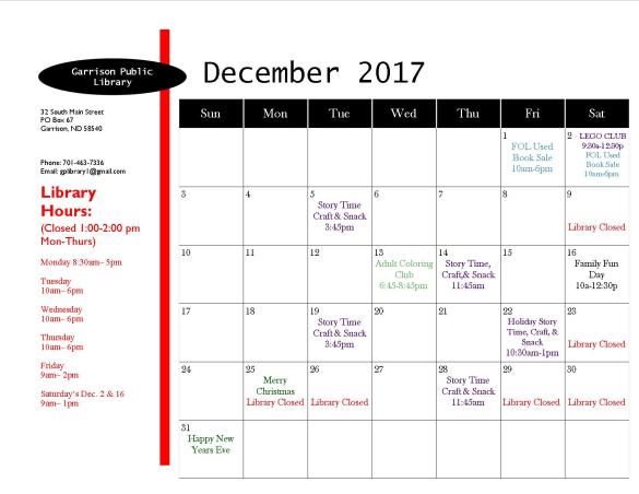 December 2017 EventCalendar 1